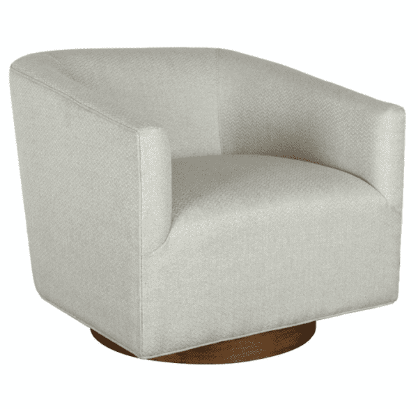 Leonard Swivel Accent Chair Beige