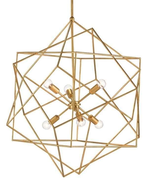 Aerial Gold Chandelier