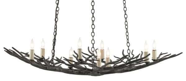 Rainforest Bronze Small Chandelier