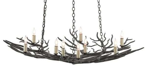 Rainforest Bronze Small Chandelier - Image 2