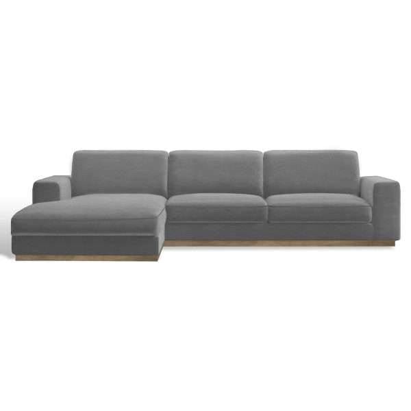 LANDON PLATFORM SECTIONAL IN STONE