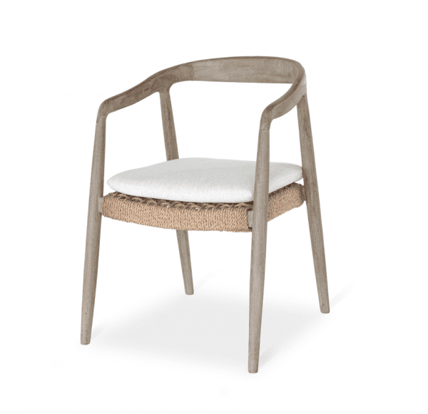 Aria Outdoor Dining Chair Gray