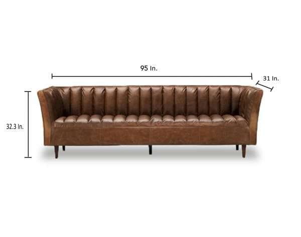 PAX LEATHER SOFA - Image 2