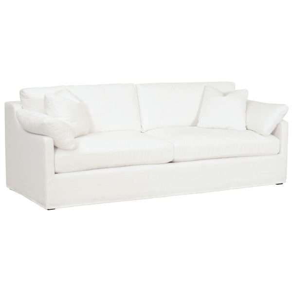 LENA 95" SLOPE ARM SLIPCOVER SOFA - Image 2