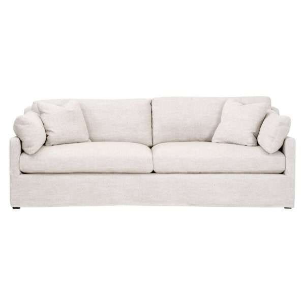 LENA 95" SLOPE ARM SLIPCOVER SOFA