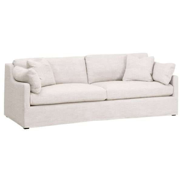 LENA 95" SLOPE ARM SLIPCOVER SOFA - Image 2