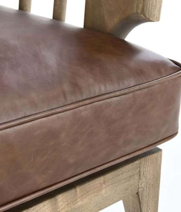 Lawrence Leather Accent Chair - Image 6