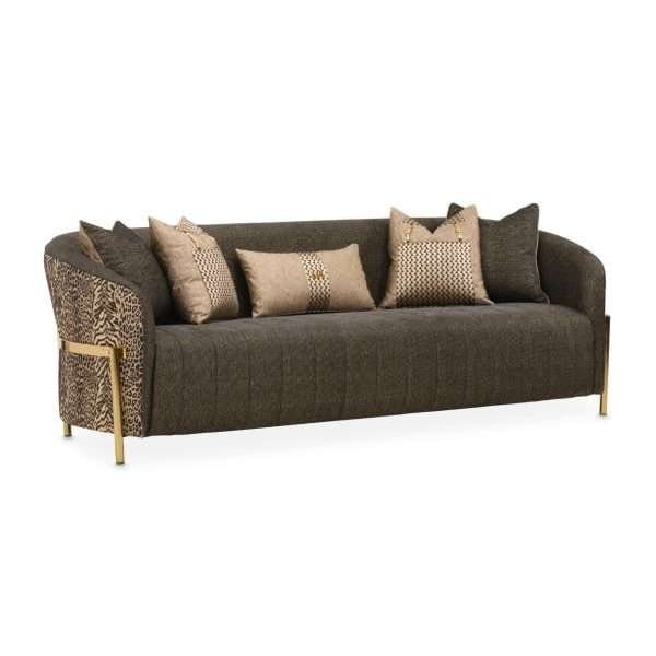 Lisben Onyx Gold Sofa - Image 2