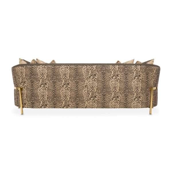 Lisben Onyx Gold Sofa - Image 3