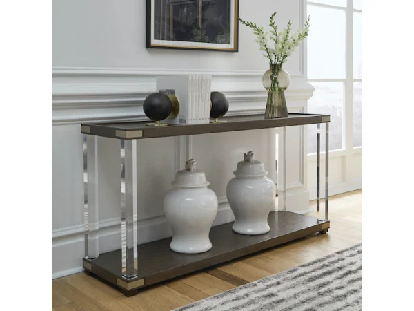 Boulevard Acrylic Console Table - Image 6