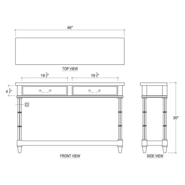 Farringdon Small Console - Image 13