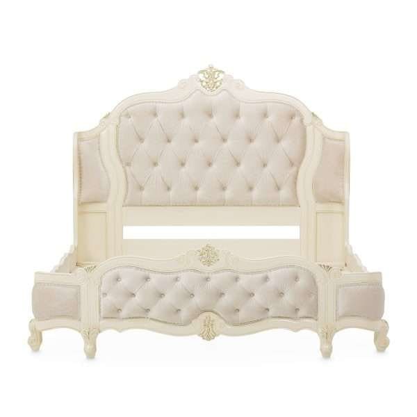 LAVELLE-CLASSIC PEARL  Eastern King Wing Mansion Bed