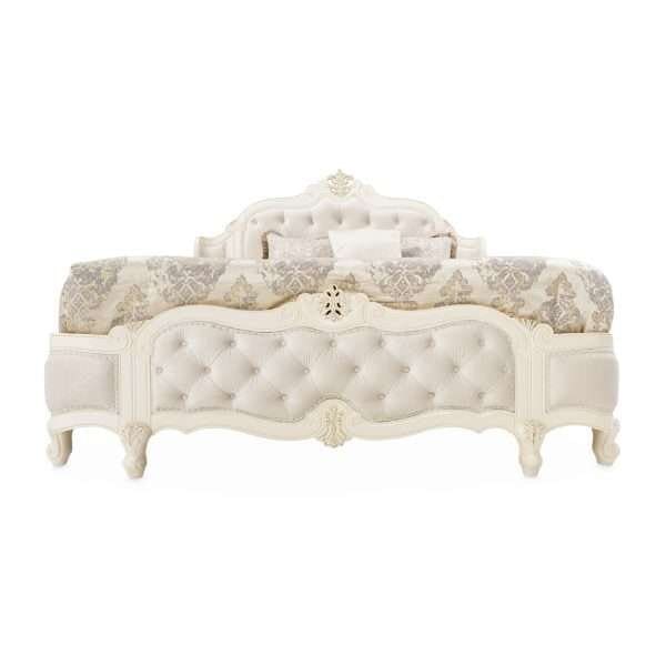 LAVELLE-CLASSIC PEARL  Eastern King Wing Mansion Bed - Image 5