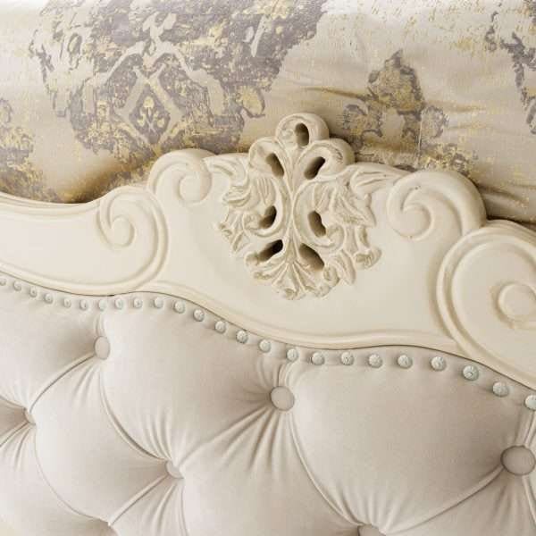 LAVELLE-CLASSIC PEARL  Eastern King Wing Mansion Bed - Image 7