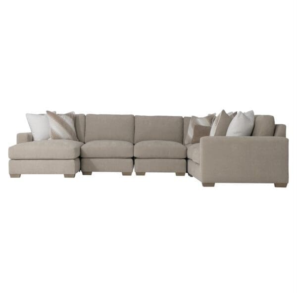 Dawkins Fabric 5 Pc Sectional - Image 2