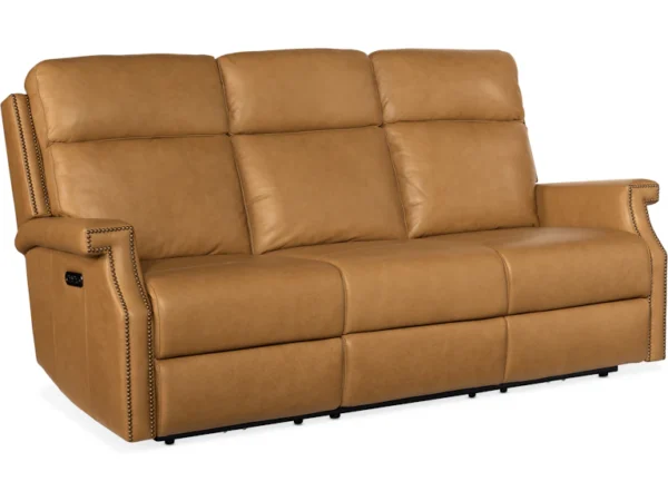 Vaughn Zero Gravity Sofa with Power Headrest (2 Leather Options) - Image 3