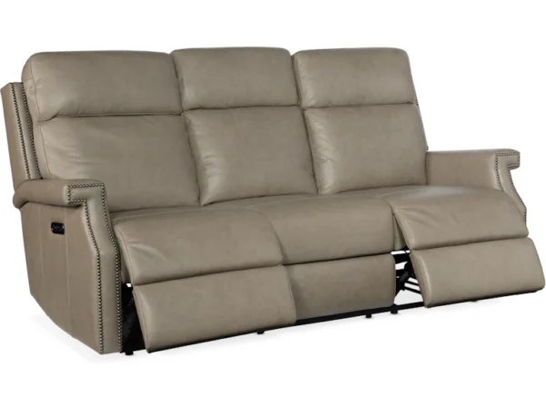 Vaughn Zero Gravity Sofa with Power Headrest (2 Leather Options) - Image 5