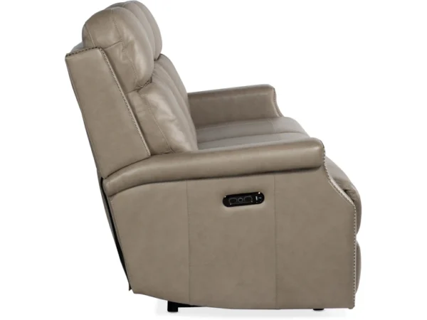 Vaughn Zero Gravity Sofa with Power Headrest (2 Leather Options) - Image 9