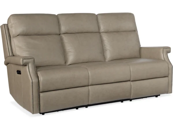 Vaughn Zero Gravity Sofa with Power Headrest (2 Leather Options) - Image 2