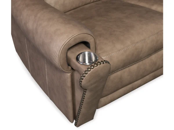 Duncan Power Sofa w/Power Headrest & Lumbar (2 Leather Options) - Image 7