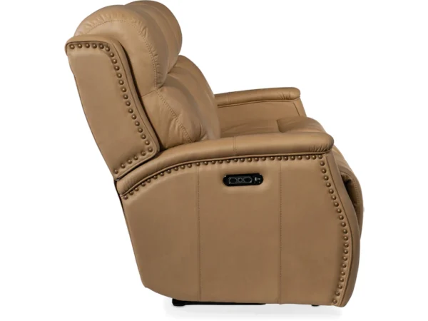 Rhea Zero Gravity Power Recline Sofa with Power Headrest (2 Leather Options) - Image 9