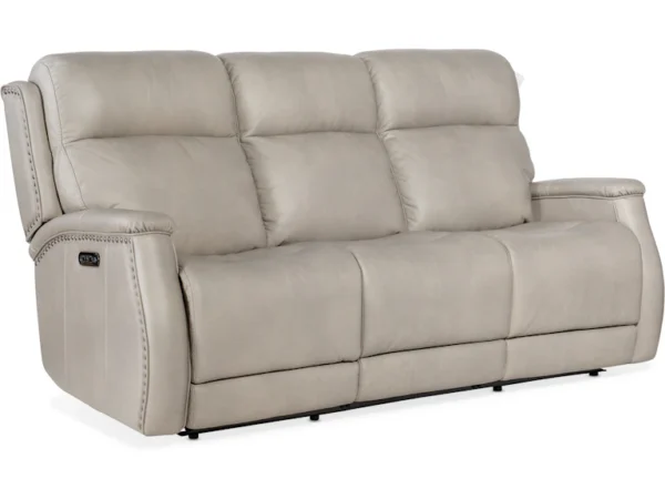 Rhea Zero Gravity Power Recline Sofa with Power Headrest (2 Leather Options) - Image 2