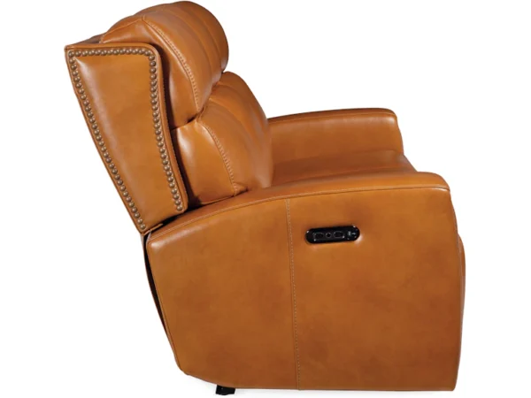 Ruthe ZeroG Power Sofa w/PH & Hidden Console (2 Leather Options) - Image 9