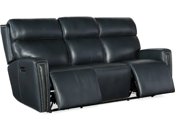 Ruthe ZeroG Power Sofa w/PH & Hidden Console (2 Leather Options) - Image 4