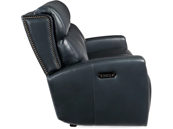 Ruthe ZeroG Power Sofa w/PH & Hidden Console (2 Leather Options) - Image 8