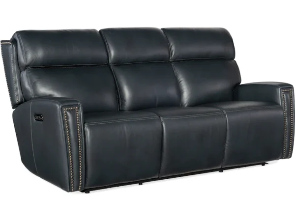 Ruthe ZeroG Power Sofa w/PH & Hidden Console (2 Leather Options) - Image 3