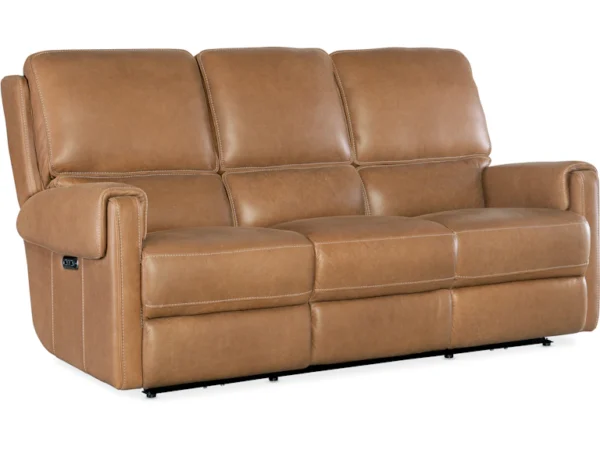 Somers Power Sofa w/Power Headrest (2 Leather Options) - Image 3