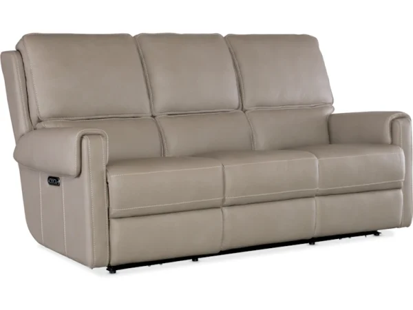 Somers Power Sofa w/Power Headrest (2 Leather Options) - Image 4