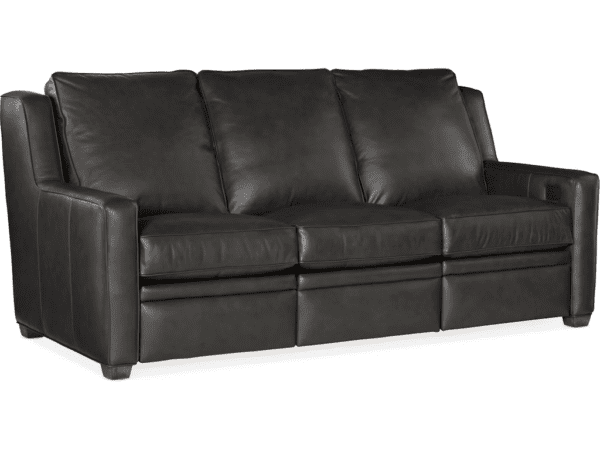 RAYMOND LEATHER RECLINER SOFA