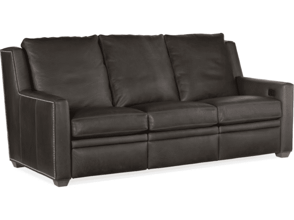 REVELIN LEATHER RECLINER SOFA