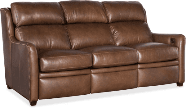 BENSON LEATHER RECLINER SOFA