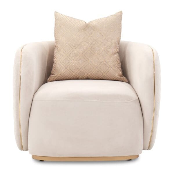 Ariana Chair Beige or Caramel Gold - Image 3