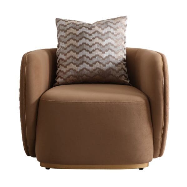 Ariana Chair Beige or Caramel Gold - Image 4