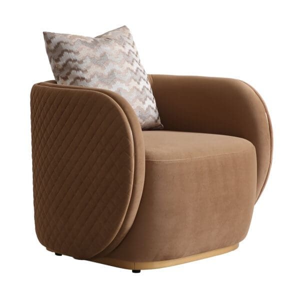 Ariana Chair Beige or Caramel Gold - Image 2