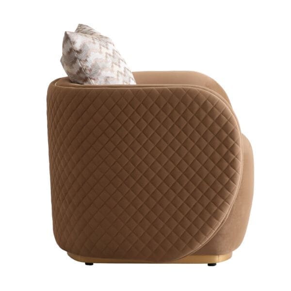 Ariana Chair Beige or Caramel Gold - Image 6