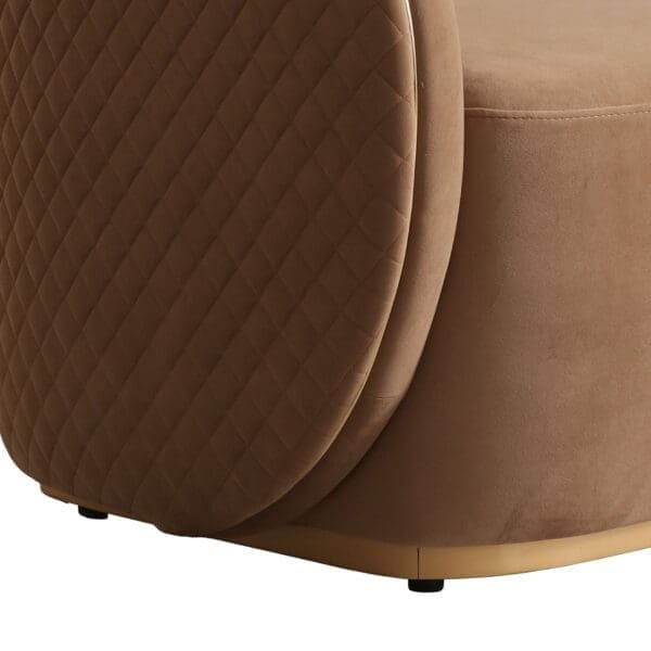 Ariana Chair Beige or Caramel Gold - Image 9