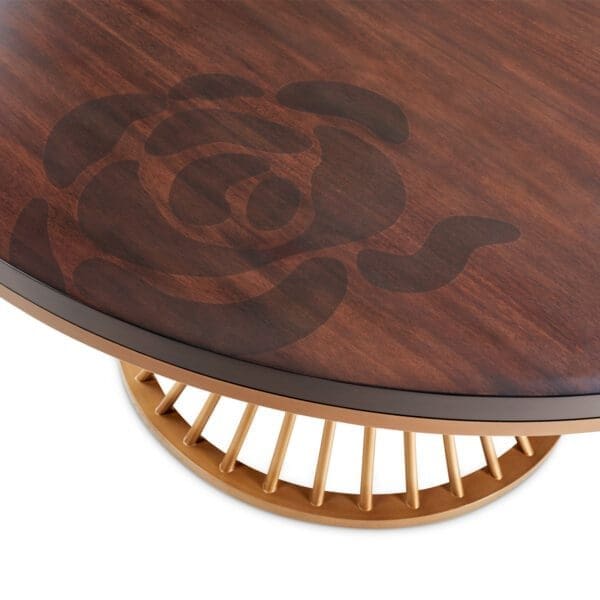 Camellia Field Round Dining Table - Image 4