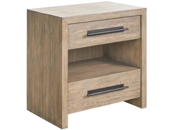 BOULDER TWO DRAWER NIGHTSTAND - Image 2