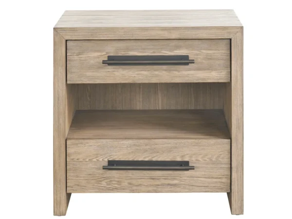 BOULDER TWO DRAWER NIGHTSTAND